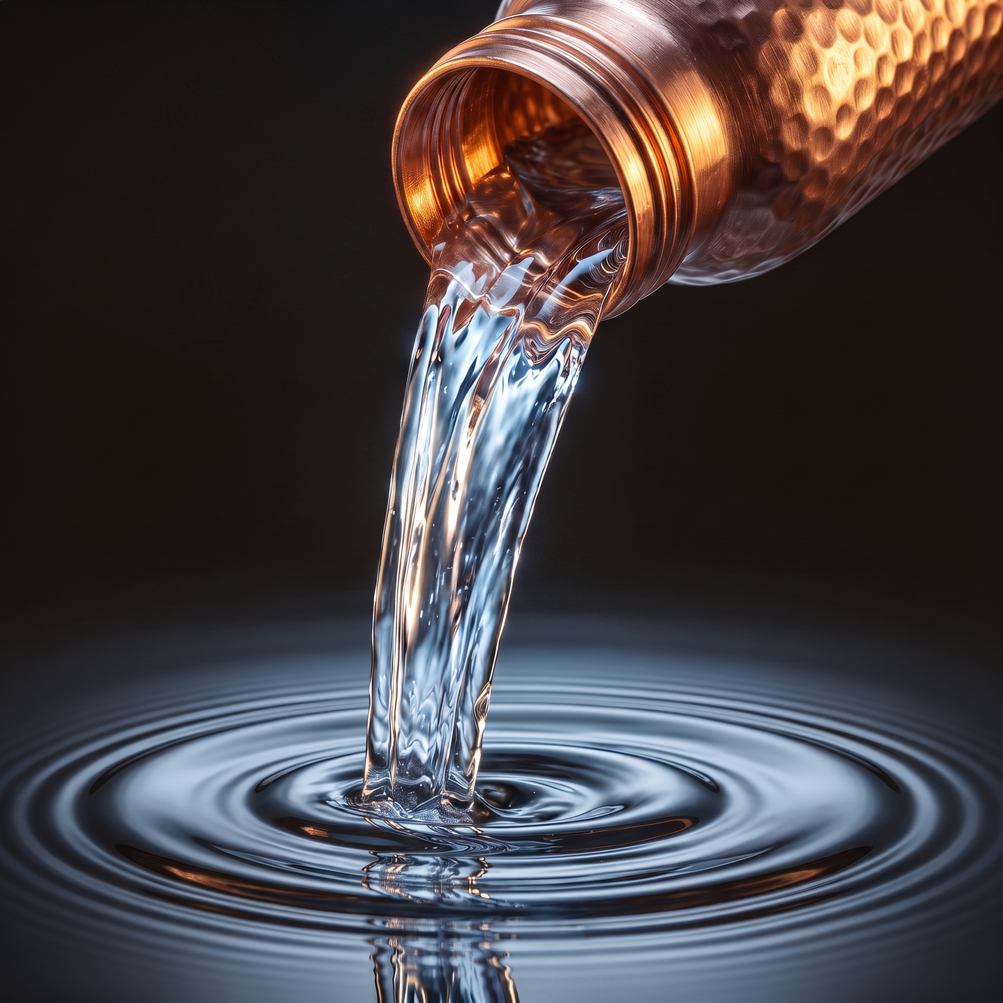 Bouteille en cuivre Niravir — L'eau qui se purifie toute seule