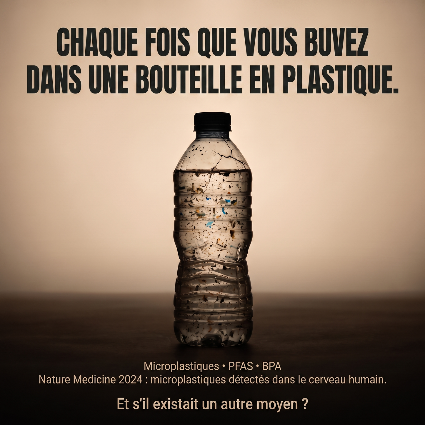 Bouteille en cuivre Niravir — L'eau qui se purifie toute seule
