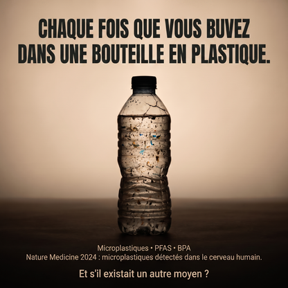 Bouteille en cuivre Niravir — L'eau qui se purifie toute seule